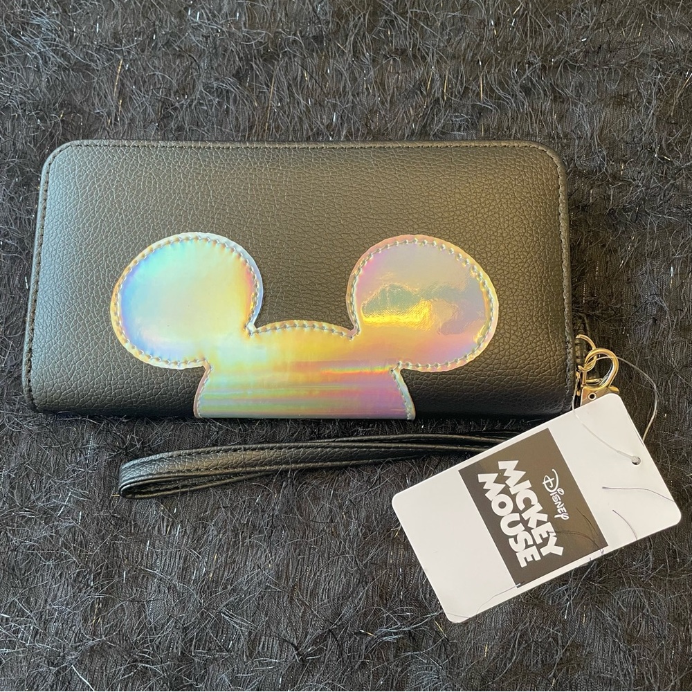 Disney Mickey Mouse black zip around wallet - Picture 3 of 4